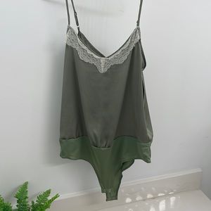 Zara Lace Camisole Bodysuit NWT